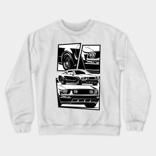 Ford Mustang pony GT 2005 illustration graphics Crewneck Sweatshirt